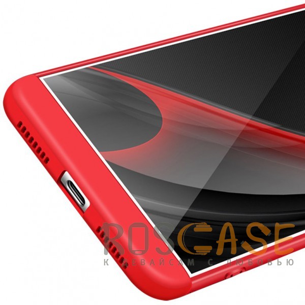 Изображение Красный GKK LikGus 360° | Двухсторонний чехол для Huawei Mate 9 с защитными вставками