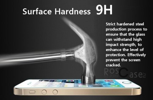 фото защитное стекло Premium Tempered Glass 0.26mm (2.5D) на обе стороны для Apple iPhone 4/4S