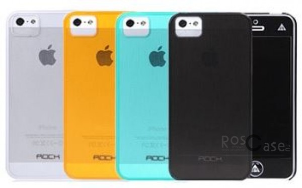 фото пластиковая накладка ROCK Texture (transclusent) Series для Apple iPhone 5