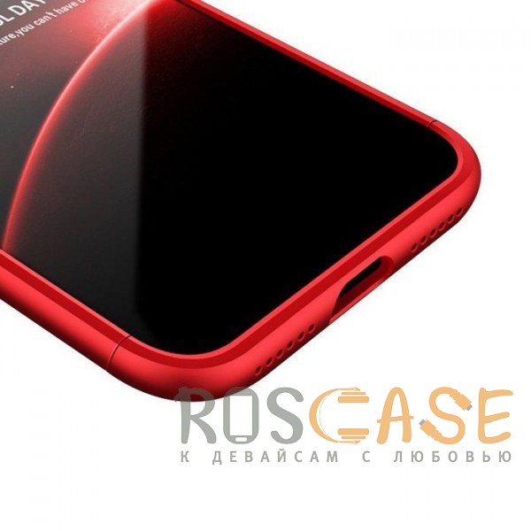 Фотография Красный GKK LikGus 360° | Двухсторонний чехол для iPhone XR с защитными вставками