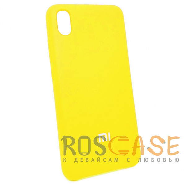Фотография Желтый Чехол Silicone Cover для Xiaomi Redmi 7A
