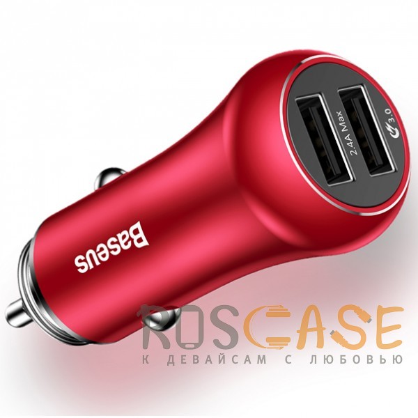 Фото Baseus Gentry | Автомобильное зарядное устройство на 2 USB с функцией быстрой зарядки
