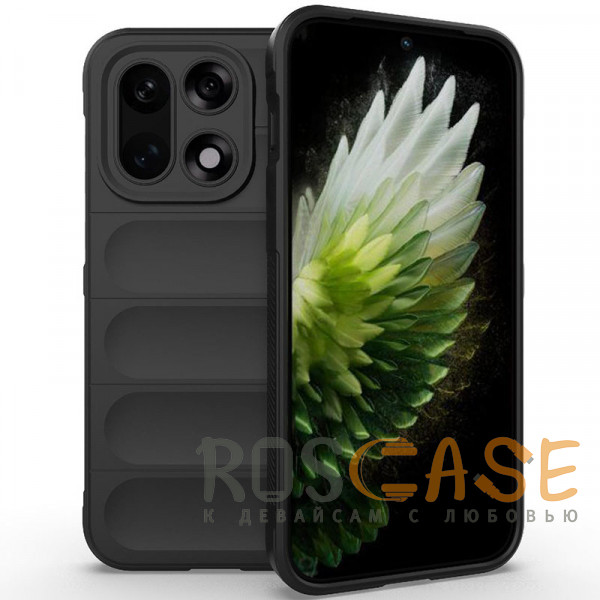 Фото Черный Flex Silicone | Противоударный чехол для OnePlus 15 5G с защитой камеры и микрофиброй