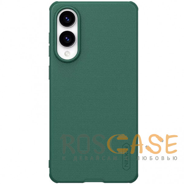 Фото Зеленый Nillkin Super Frosted Shield Pro | Матовый чехол из пластика и ТПУ для Samsung Galaxy S25 Edge