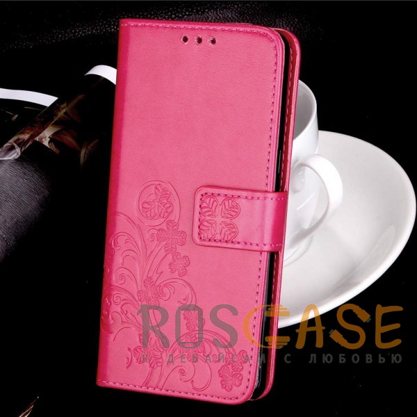 Изображение Розовый Чехол-книжка с узорами на магнитной застёжке для Xiaomi Redmi S2