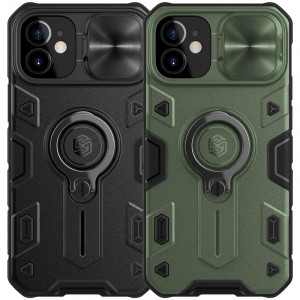Nillkin CamShield Armor | Противоударный чехол с защитой камеры и кольцом для iPhone 12 Mini