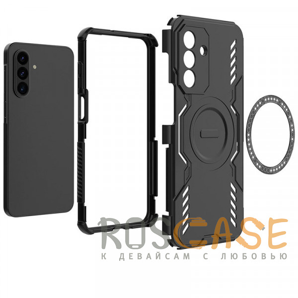 Фото Черный Mirage MagSafe | Противоударный чехол с поддержкой MagSafe для Samsung Galaxy A17