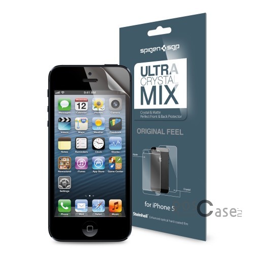 Защитная пленка SGP Steinheil Ultra Crystal Mix Series (на обе стороны) для Apple iPhone 5