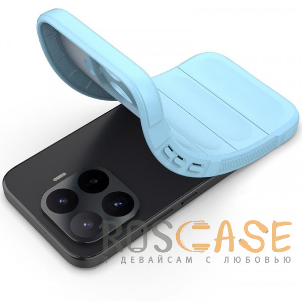 Фотография Голубой Flex Silicone | Противоударный чехол для Xiaomi Mi 17T с защитой камеры и микрофиброй