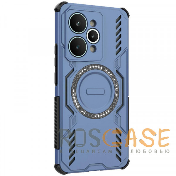 Фото Синий Mirage MagSafe | Противоударный чехол с поддержкой MagSafe для Realme 15 Pro 5G