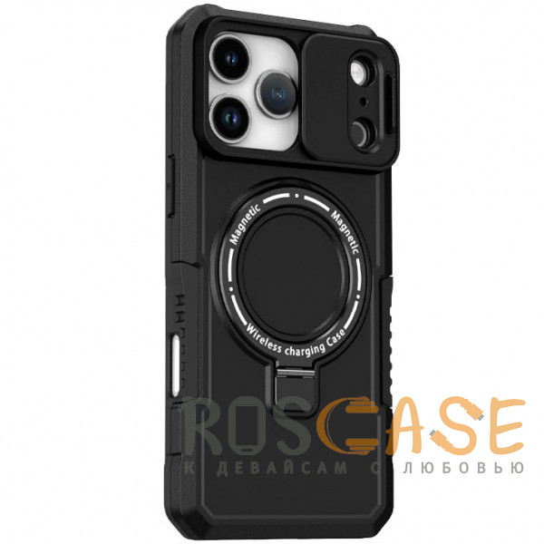 Изображение Черный CamShield MagSafe | Противоударный чехол для iPhone 17 Pro со шторкой для камеры