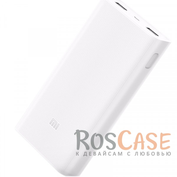 Фото Белый Xiaomi Mi 2С | Портативное зарядное устройство Power Bank 20000mAh QC 3.0 (2 USB, 2.1A+1.5A)