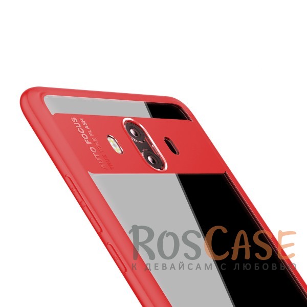 Изображение Красный / Red Rock Clarity | Прозрачный чехол для Huawei Mate 10 с противоударным бампером