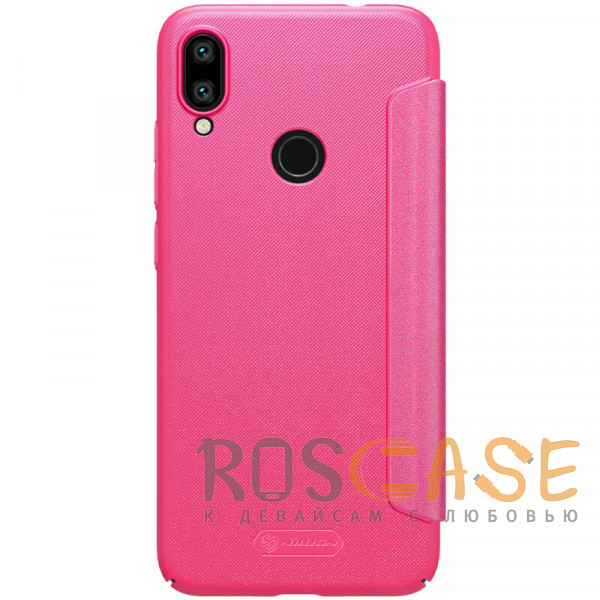 Фотография Розовый Nillkin Sparkle | Кожаный чехол-книжка для Xiaomi Redmi Note 7 (Pro) / 7s