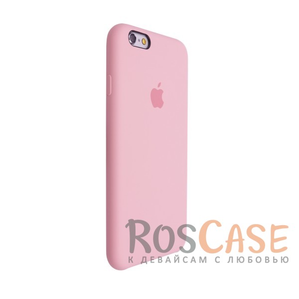 Фото Розовый / Light pink Оригинальный силиконовый чехол для Apple iPhone 6/6s (4.7") (реплика)