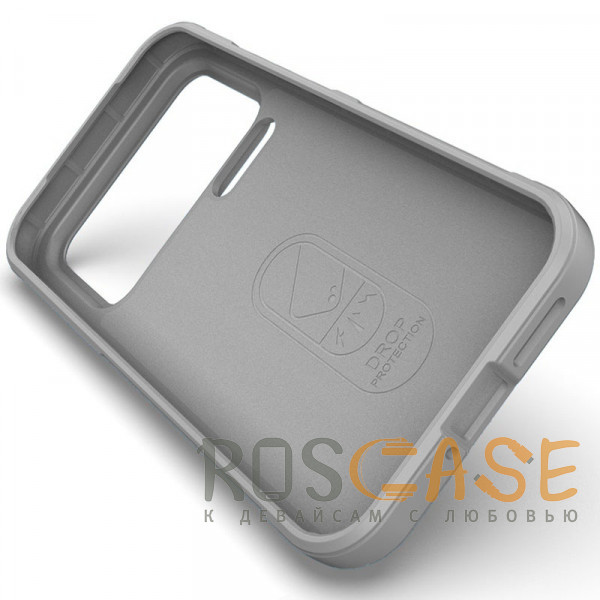 Изображение Серый Flex Silicone | Противоударный чехол для Xiaomi Mi 17 Pro Max с защитой камеры и микрофиброй