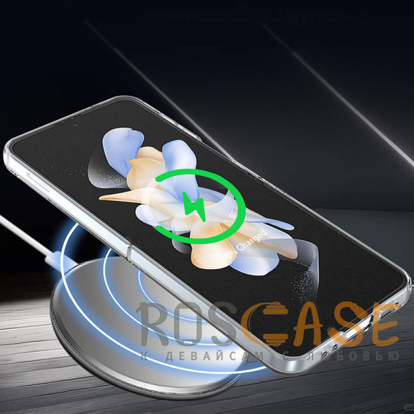 Изображение Прозрачный Crystal 3D Magsafe | Прозрачный пластиковый чехол для Samsung Galaxy Z Flip 4