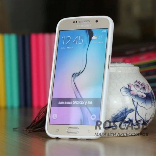 Фотография Белый Mercury Jelly Pearl Color | Яркий силиконовый чехол для для Samsung Galaxy S6 G920F/G920D Duos
