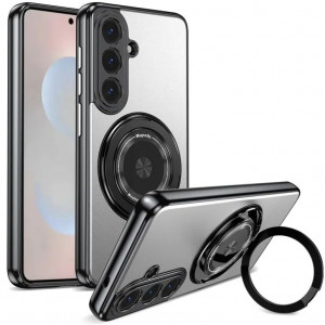 Чехол с кольцом Magsafe и алюминиевой вставкой  для Samsung Galaxy S26 Plus