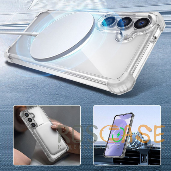 Изображение Прозрачный Nature Magnetic | Прозрачный противоударный чехол с поддержкой MagSafe для Samsung Galaxy S26 Plus