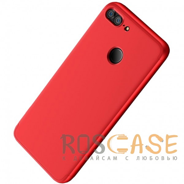 Изображение Красный GKK LikGus 360° | Двухсторонний чехол для Huawei Honor 9 Lite с защитными вставками