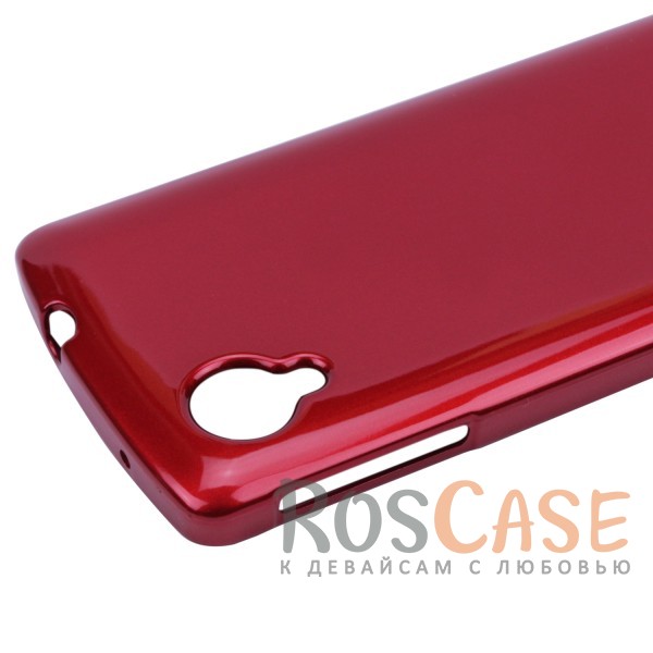 Изображение Красный Mercury Jelly Pearl Color | Яркий силиконовый чехол для для LG D820 Nexus 5