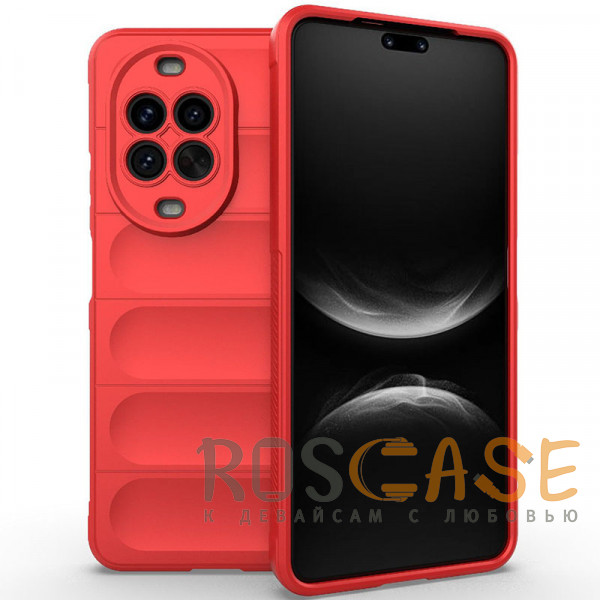Фото Красный Flex Silicone | Противоударaный чехол для Huawei Nova 14 Pro с защитой камеры и микрофиброй