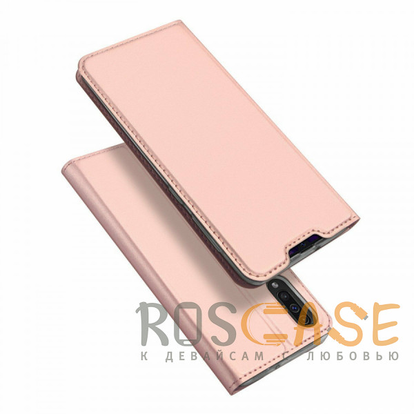 Фото Rose Gold Чехол-книжка Dux Ducis с карманом для визиток для Samsung Galaxy A50 (A505F) / A50s / A30s