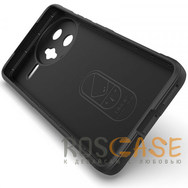 Изображение Черный Flex Silicone | Противоударный чехол для Xiaomi Poco F7 Ultra / Redmi K80 Pro с защитой камеры и микрофиброй