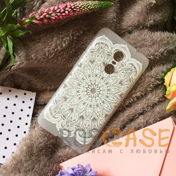 

Силиконовый матовый чехол с принтом для Xiaomi Redmi Note 4X / Note 4 (SD)