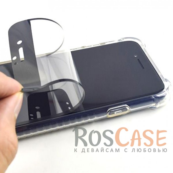 Изображение Прозрачный Гибкий прозрачный силиконовый чехол BestSuit с защитными бортами и пленкой на весь экран для﻿ Apple iPhone 7 plus / 8 plus (5.5")