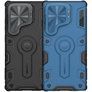 Nillkin CamShield Armor Magnetic | Противоударный чехол с поддержкой MagSafe и защитой камеры для Samsung Galaxy S25 Ultra