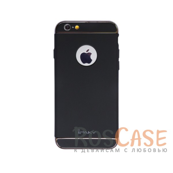 

iPaky Color | Пластиковый чехол для Apple iPhone 6/6s (4.7") (Черный / Серебряный)