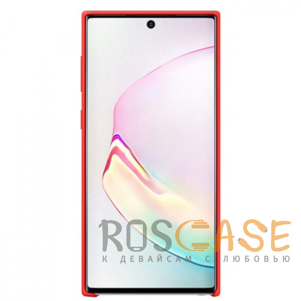 Изображение Красный Чехол Silicone Cover для Samsung Galaxy Note 10