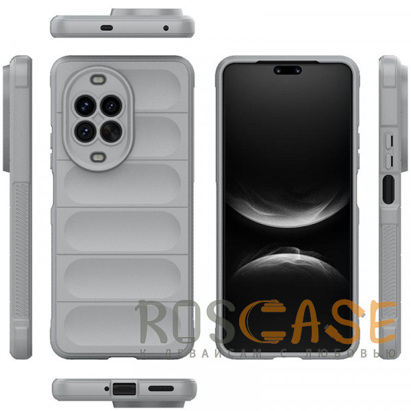 Фото Серый Flex Silicone | Противоударaный чехол для Huawei Nova 14 Pro с защитой камеры и микрофиброй