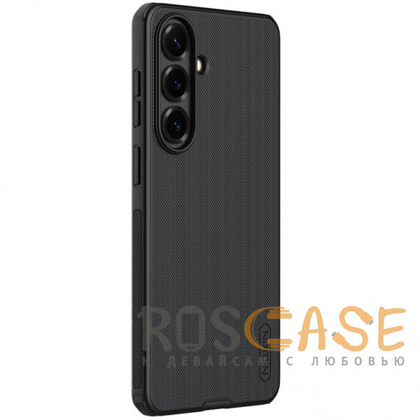 Фотография Черный Nillkin Super Frosted Shield Pro | Матовый чехол из пластика и ТПУ для Samsung Galaxy S26 Plus