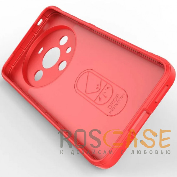 Изображение Красный Flex Silicone | Противоударный чехол для Huawei Mate 60 Pro с защитой камеры и микрофиброй