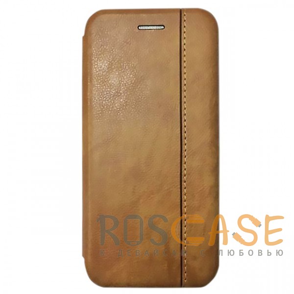 Фото Ярко-коричневый Open Color 2 | Чехол-книжка на магните для Samsung Galaxy Note 9 с подставкой и внутренним карманом