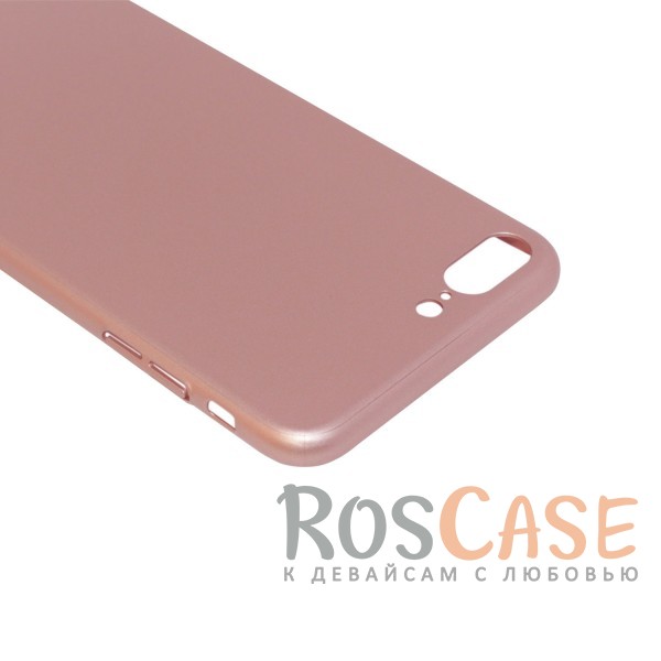 Фото Розовый Joyroom | Матовый soft-touch чехол для iPhone 7 Plus / 8 Plus с защитой торцов