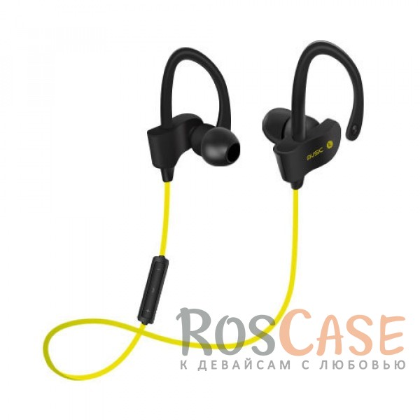 Фото Желтый Bluetooth наушники с заушинами и гарнитурой StyleSport