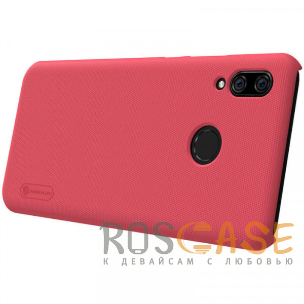 Фотография Красный Nillkin Super Frosted Shield | Матовый чехол для Huawei P Smart Z / Honor 9X