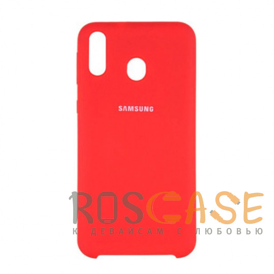 Фото Красный Чехол Silicone Cover для Samsung Galaxy A40 (A405F)