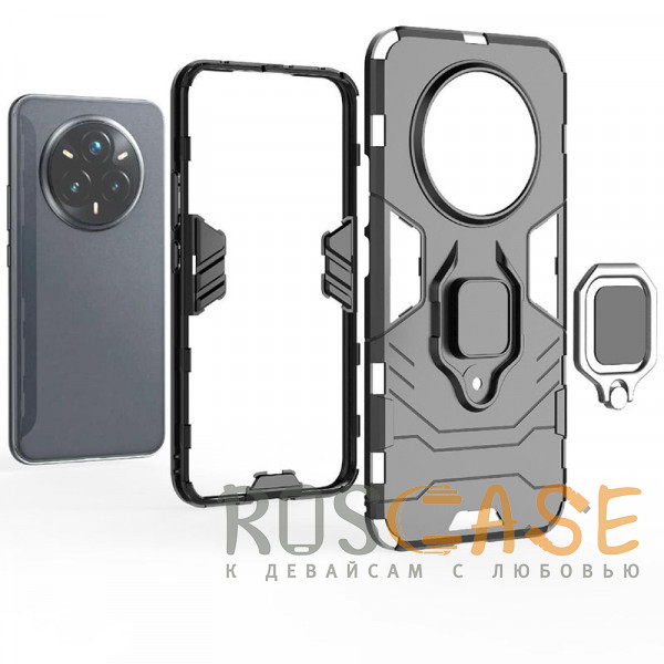 Фото Красный Transformer Ring | Противоударный чехол под магнитный держатель для Realme 14 Pro Plus 5G