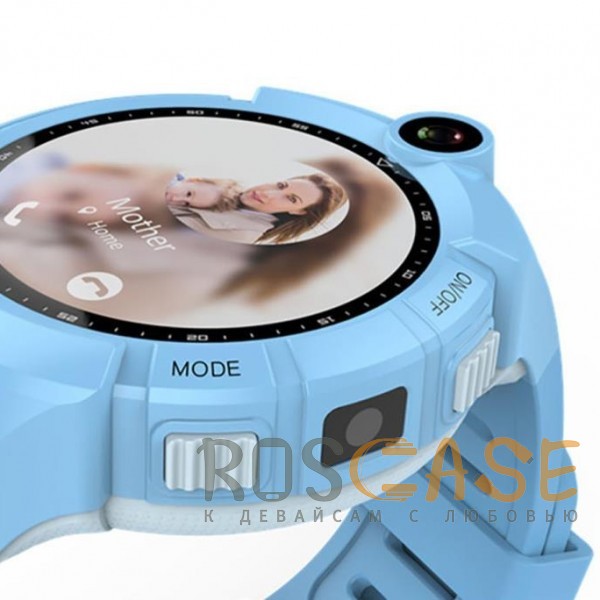 Фотография Голубой Умные детские часы Smart Baby Watch Q360