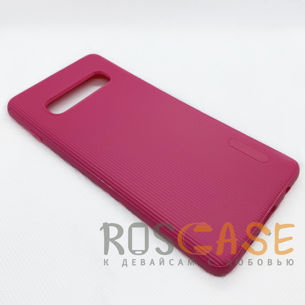 Фотография Розовый Силиконовая накладка Fono для Samsung Galaxy S10+