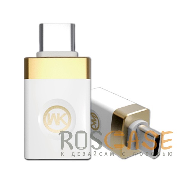 

WK | Переходник OTG с Type-C на USB (Белый)