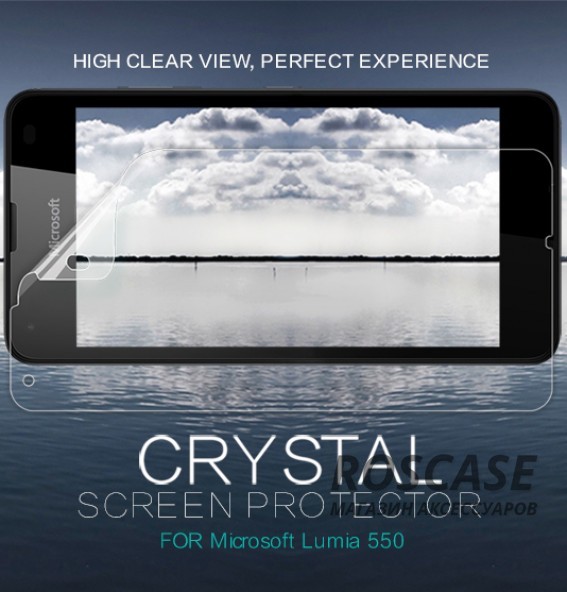 Фото Nillkin Crystal | Прозрачная защитная пленка для Microsoft Lumia 550