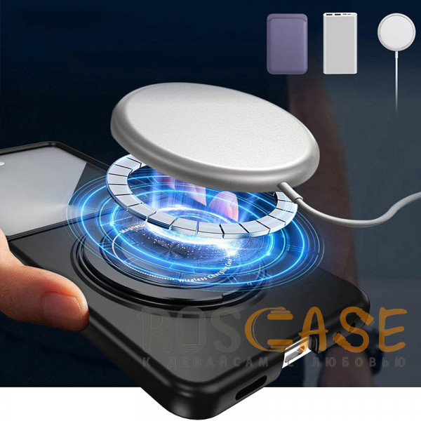 Фотография Черный Matte Shield Ring | Тонкий пластиковый чехол с кольцом Magsafe для Samsung Galaxy Z Flip 8