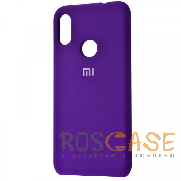 Фото Фиолетовый Чехол Silicone Cover для Xiaomi Redmi 7