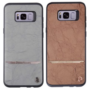 Nillkin Mercier | Чехол для Samsung G955 Galaxy S8 Plus с покрытием из искусственной кожи